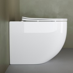 Унитаз приставной Ceramica Nova Mia CN1810 безободковый