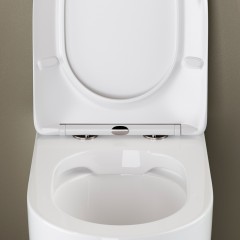 Унитаз приставной Ceramica Nova Mia CN1810 безободковый