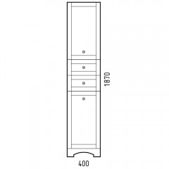 Пенал Corozo Техас 40 SD-00000340