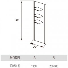 Душевое ограждение WeltWasser 900B-30