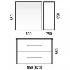 Зеркало Corozo Гольф 60 SD-00000267