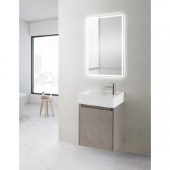 Тумба под раковину BelBagno Kraft Mini pietra grigio KRAFT-MINI-450/250-1A-SO-PG-R
