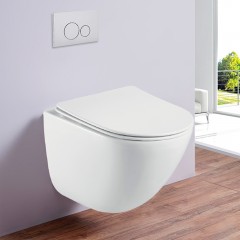 Унитаз подвесной Esbano Lotus white безободковый