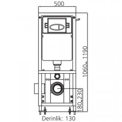 Инсталляция SantiLine SL-01 + унитаз SantiLine SL-5018 с сиденьем