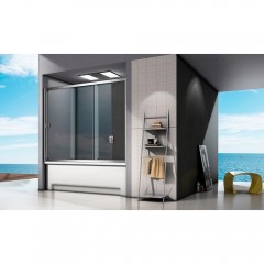Шторка на ванну GooDDooR Screen WTW-130-C-CH