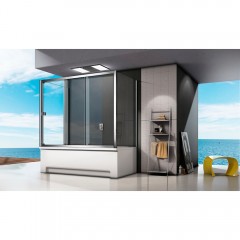 Шторка на ванну GooDDooR Screen WTW-160-G-CH