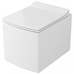 Инсталляция Geberit 458.128.21.1 + унитаз OWL Cube Cirkel-H OWLT190803 безободковый с сиденьем