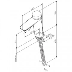 Смеситель для раковины Am.Pm Inspire V2.0 F50A02500