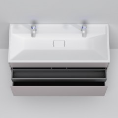 Тумба под раковину Am.Pm Inspire V2.0 120 элегантный серый M50AFHX1203EGM