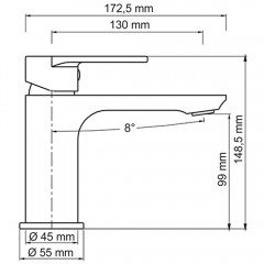 Смеситель для раковины WasserKRAFT Mindel 8503