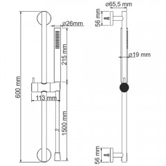 Душевой гарнитур WasserKRAFT A142