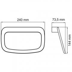 Полотенцедержатель-кольцо WasserKRAFT Glan K-5160