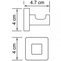 Крючок WasserKRAFT Dill K-3923
