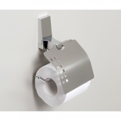 Держатель туалетной бумаги с крышкой WasserKRAFT Lopau K-6025