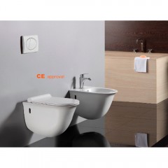 Унитаз подвесной CeramaLux TR2170 безободковый