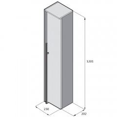 Пенал Roca Aneto 23 L 857431806