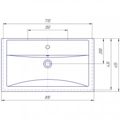 Комплект мебели ASB-Woodline Монте 80 бежевый массив ясеня