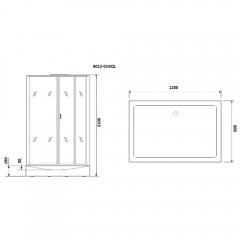 Душевая кабина Niagara Premium NG-6012QL