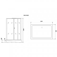 Душевая кабина Niagara Premium NG-6012QR