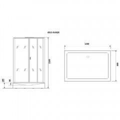 Душевая кабина Niagara Premium NG-6012GQR