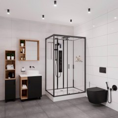 Душевая кабина Niagara Premium NG-6912GQR-black