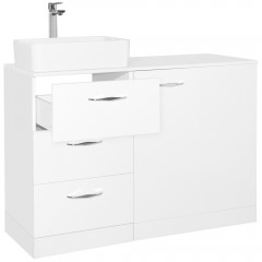Тумба под раковину Style Line Берн 120 белый ЛС-000010046