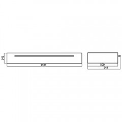 Раковина Bandhours Hermite 110 S33