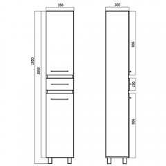 Пенал Bandhours Hermite 35 L Hr350.57