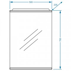Зеркало Stella Polar Ильза 50/С SP-00000220