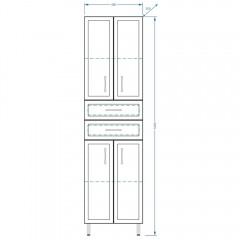 Пенал Stella Polar Концепт 48 SP-00000149