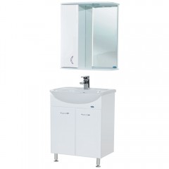 Зеркало-шкаф Bellezza Астра 60 L белый