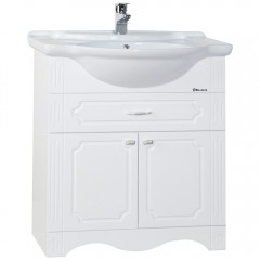 Тумба с раковиной Bellezza Кантри 75 белый (Dreja)