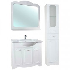 Тумба под раковину Bellezza Кантри 95 белый (Dreja)