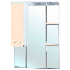 Зеркало-шкаф Bellezza Мари 75 L бежевый