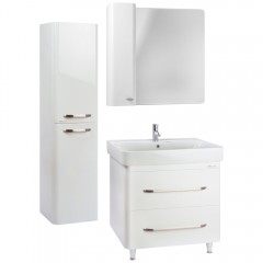Тумба с раковиной Bellezza Олимпия 80 белый (плёнка)