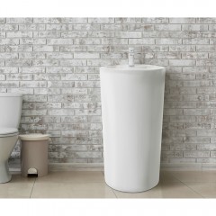 Раковина-моноблок напольная WeltWasser Leerbach 4646 GL-WT