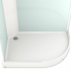 Душевая кабина Domani-Spa Delight 128 L розовые стенки/прозрачное стекло DS01D128LLPcCl00