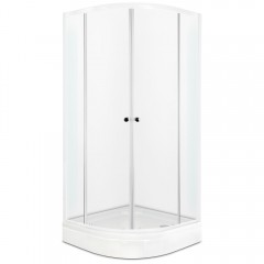 Душевой угол Domani-Spa Fit 88 прозрачное стекло DS04F88L0Cl00