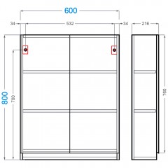 Комплект мебели Alavann Soft Silver 120