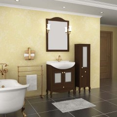 Комплект мебели ASB-Woodline Флоренция витраж 65 бук тироль массив ясеня