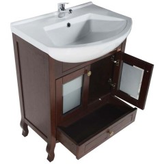 Комплект мебели ASB-Woodline Флоренция витраж 65 бук тироль массив ясеня