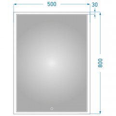 Зеркало Alavann Emma 50
