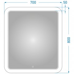 Зеркало Alavann Vanda Lux 70