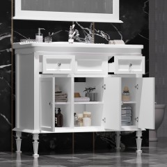Комплект мебели Opadiris Кантара 105 белый матовый