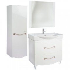 Зеркало Bellezza Сесилия 85 белый