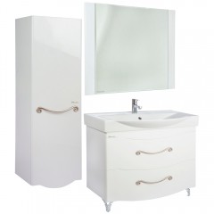 Зеркало Bellezza Сесилия 105 белый