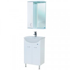 Тумба с раковиной Bellezza Уют 60 белый (двери)