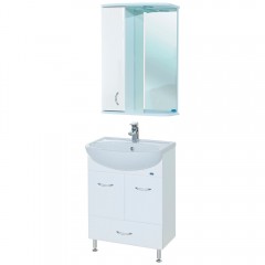 Тумба с раковиной Bellezza Уют 60 белый (нижний ящик)