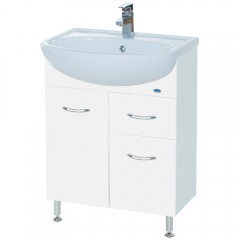 Тумба под раковину Bellezza Уют 60 белый (1 ящик)