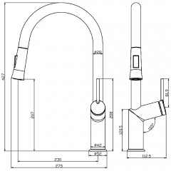 Смеситель для кухни Lemark Minima LM3850C